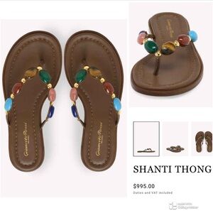 Gianvito Rossi Shanti Thong Sandals